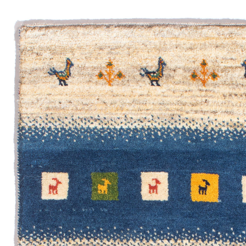 Persisk Gabbeh Teppe 123x85cm - Perserteppich Wollteppich
