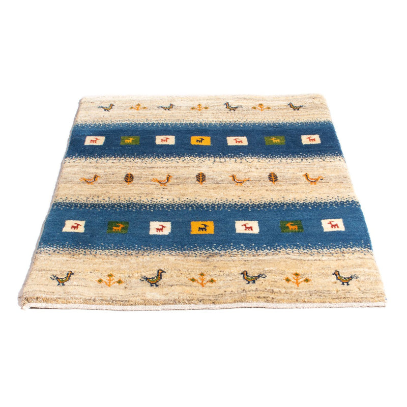 Persisk Gabbeh Teppe 123x85cm - Perserteppich Wollteppich