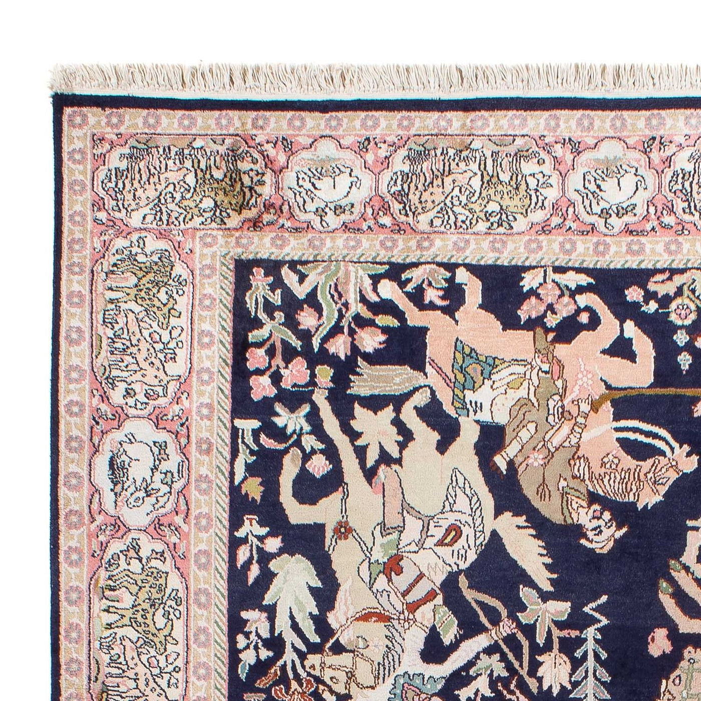 Kashmir silke Teppe 215x133cm - Orientalsk teppe