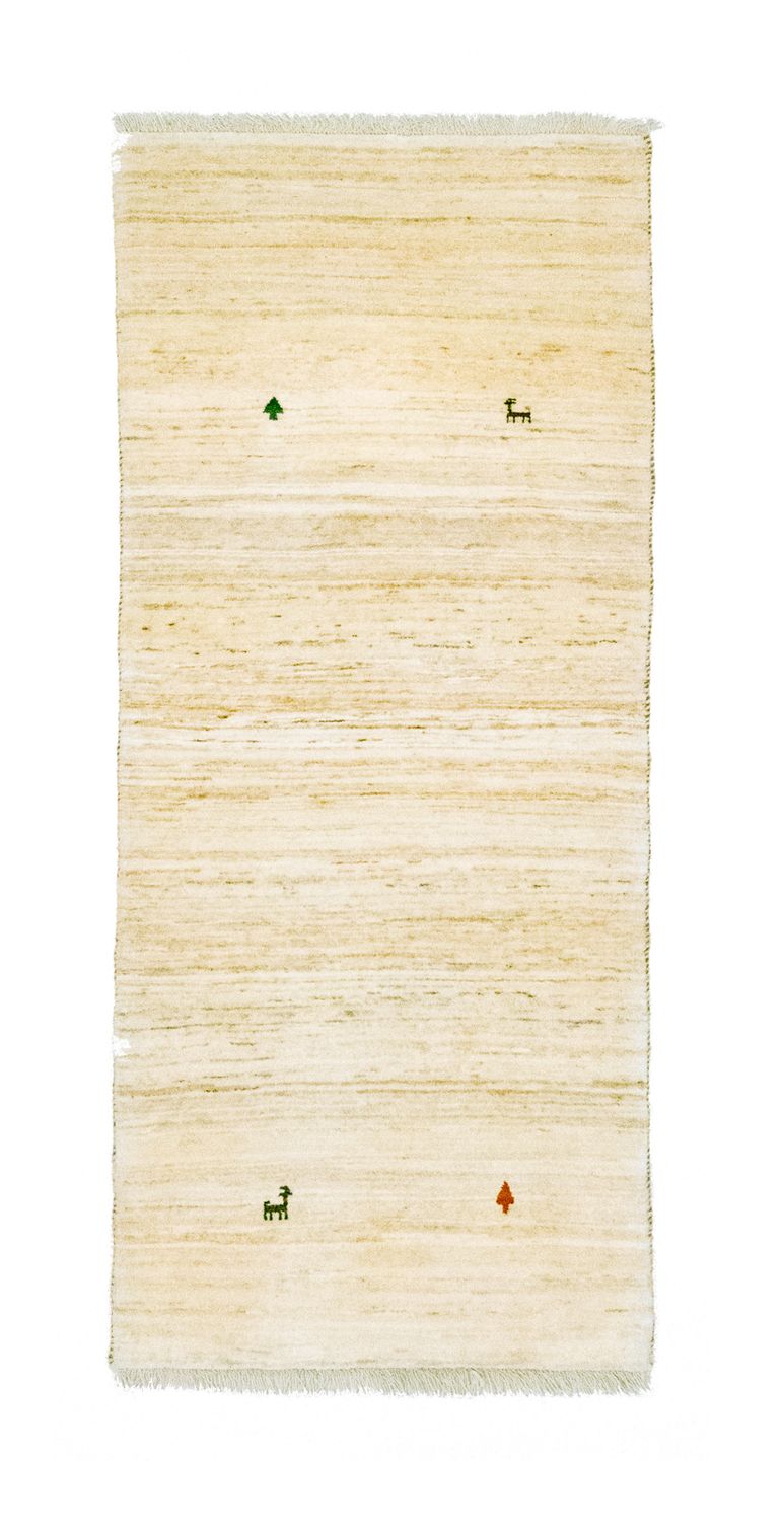 Persisk Gabbeh Teppe 202x75cm - Perserteppich Wollteppich
