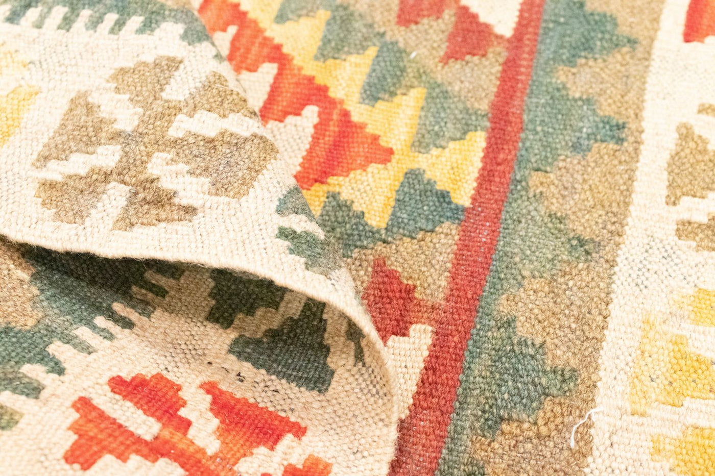 Afghansk kilim Teppe 90x60cm