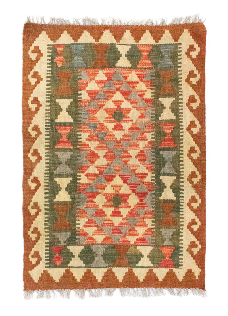 Afghansk kilim Teppe 90x60cm