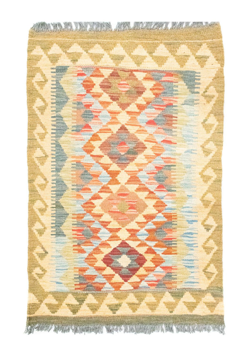 Kelimteppe - Orientalsk - 90 x 60 cm - beige