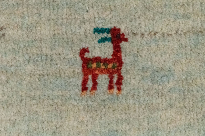 Persisk Gabbeh Teppe 40x60cm - Perserteppich Wollteppich