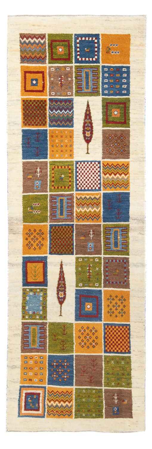 Persisk Gabbeh Teppe 242x83cm - Perserteppich Wollteppich