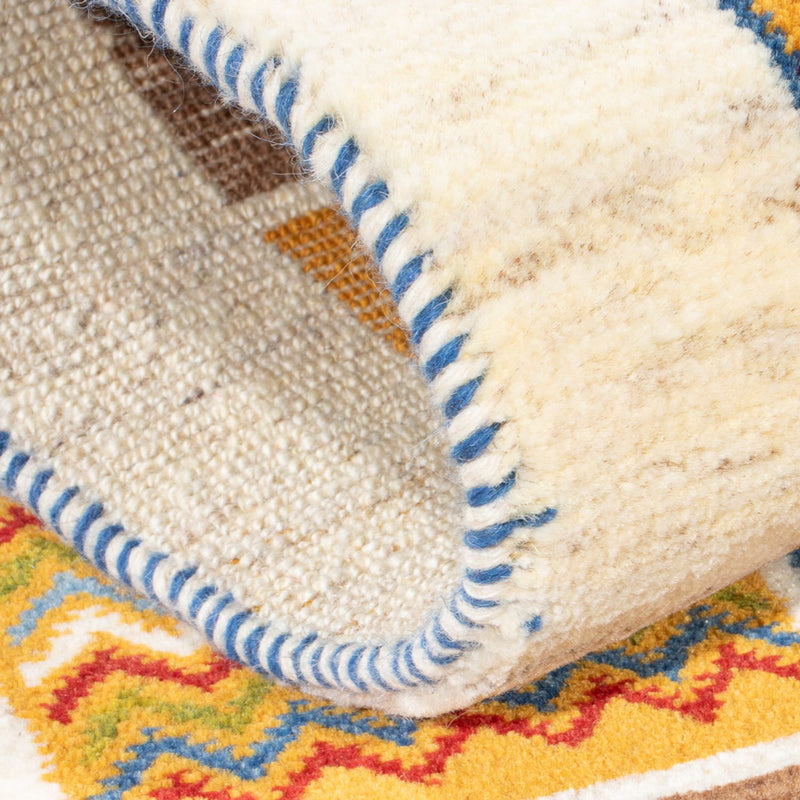 Persisk Gabbeh Teppe 242x83cm - Perserteppich Wollteppich