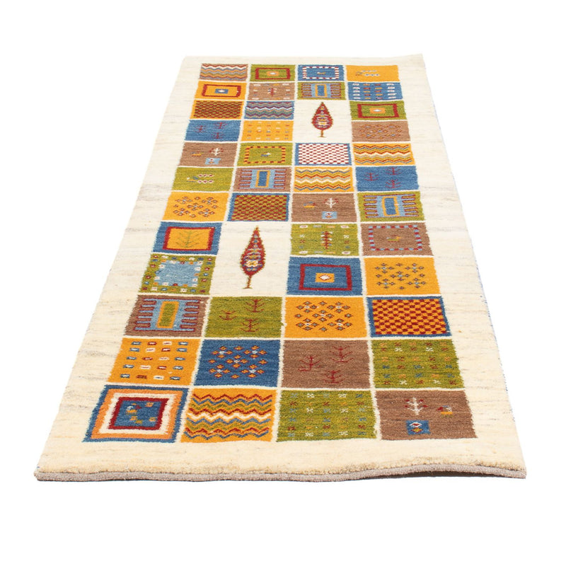 Persisk Gabbeh Teppe 242x83cm - Perserteppich Wollteppich