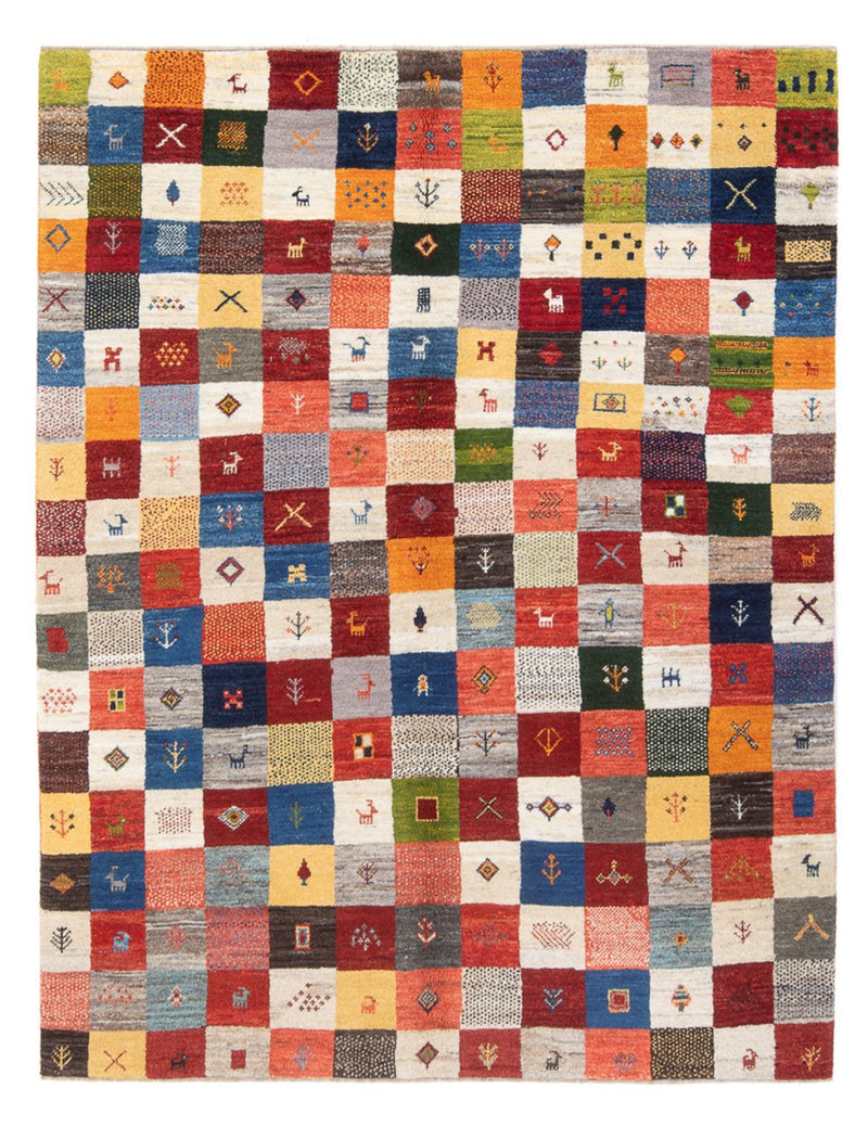 Persisk Gabbeh Teppe 201x157cm - Perserteppich Wollteppich