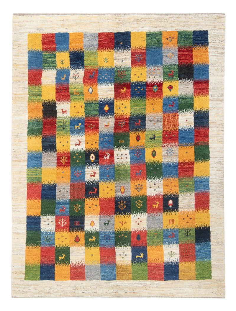 Persisk Gabbeh Teppe 153x204cm - Perserteppich Wollteppich