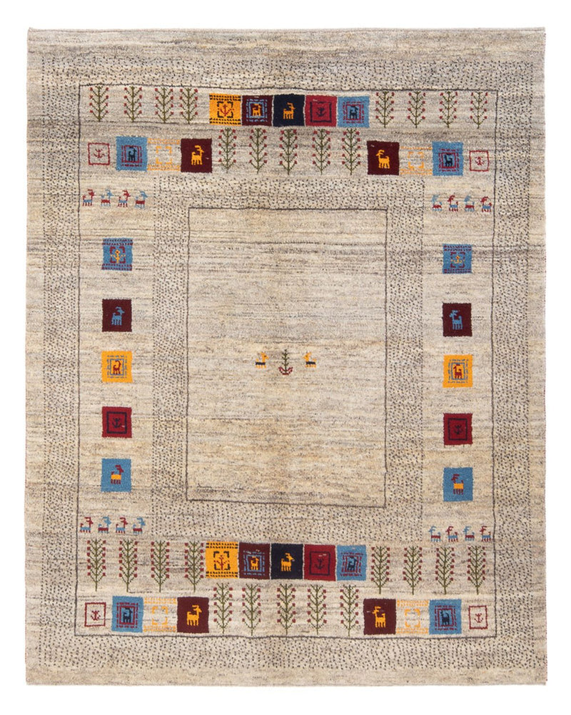 Persisk Gabbeh Teppe 196x155cm - Perserteppich Wollteppich