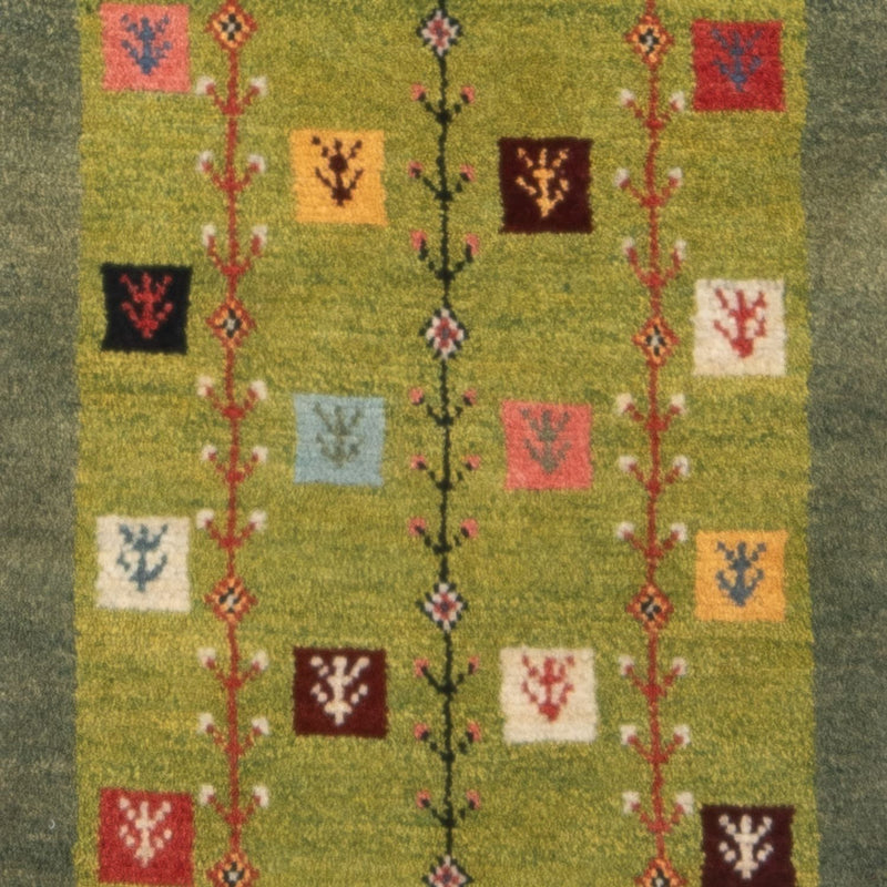 Persisk Gabbeh Teppe 55x150cm - Perserteppich Wollteppich