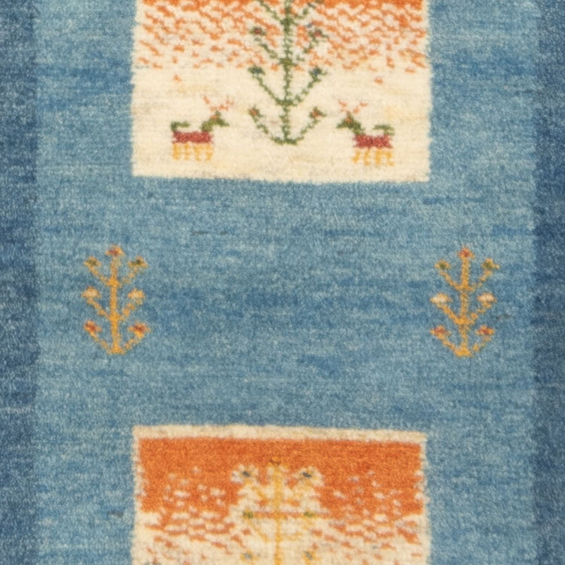 Persisk Gabbeh Teppe 50x148cm - Perserteppich Wollteppich