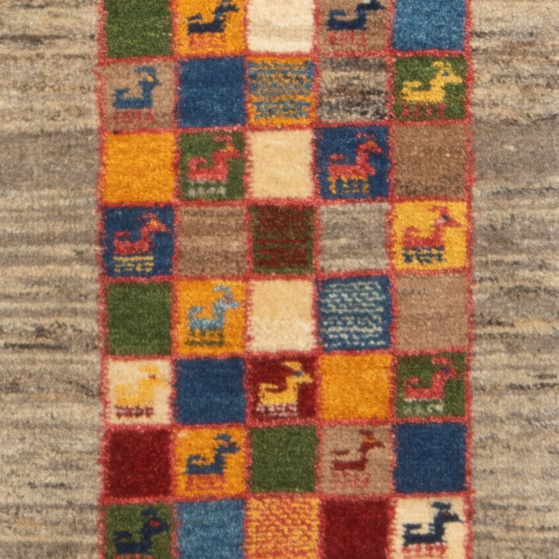 Persisk Gabbeh Teppe 145x46cm - Perserteppich Wollteppich