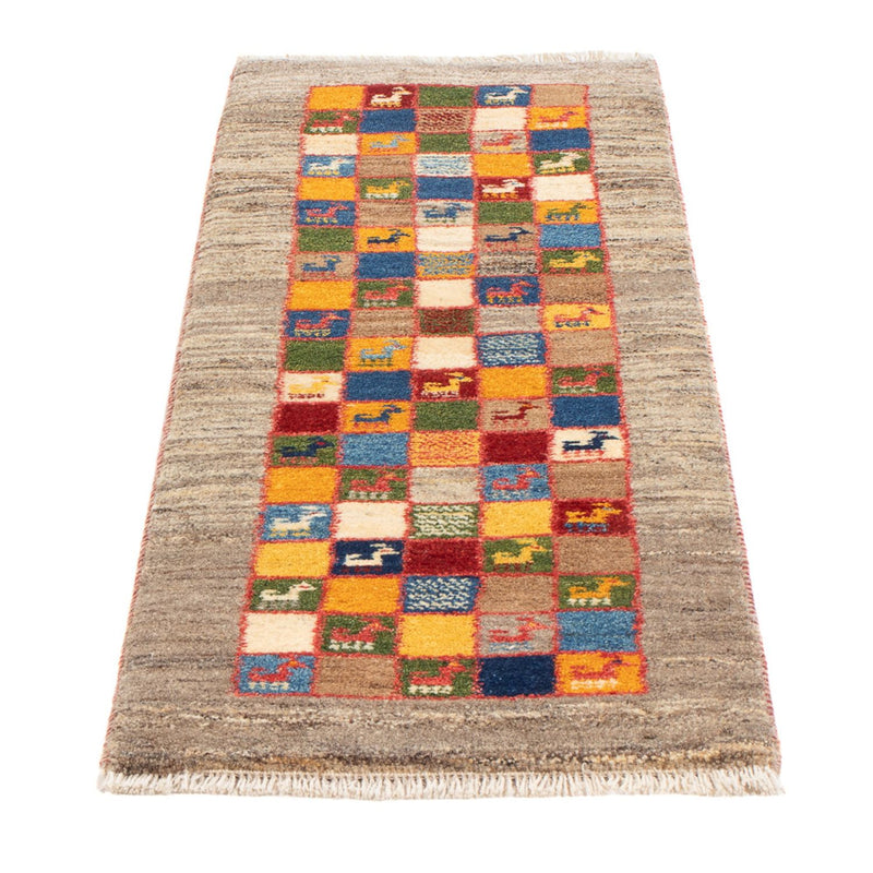 Persisk Gabbeh Teppe 145x46cm - Perserteppich Wollteppich