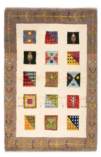 Persisk Gabbeh Teppe 60x87cm - Perserteppich Wollteppich – product image