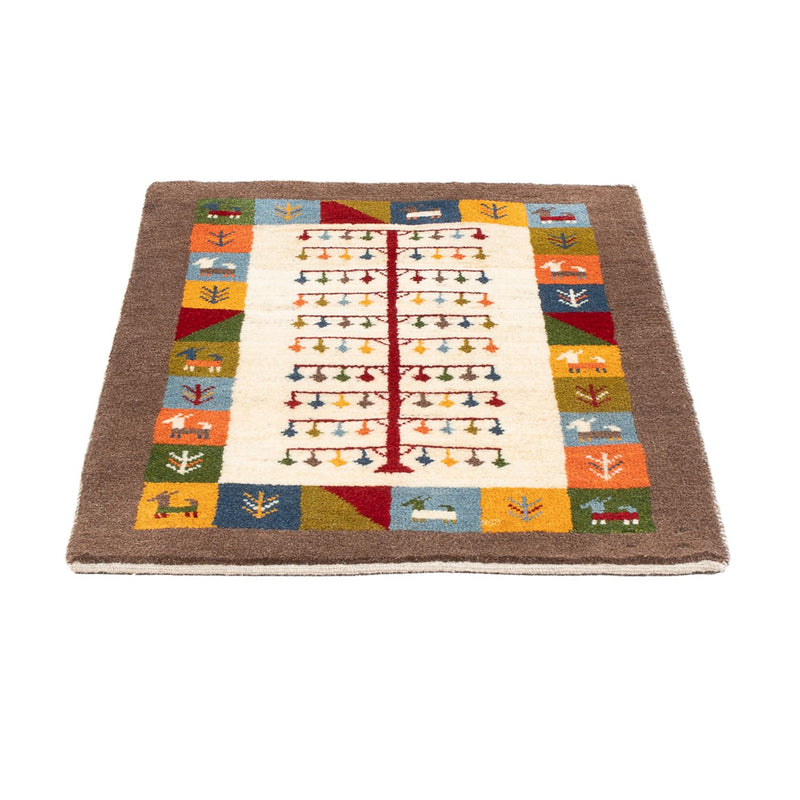Persisk Gabbeh Teppe 63x90cm - Perserteppich Wollteppich