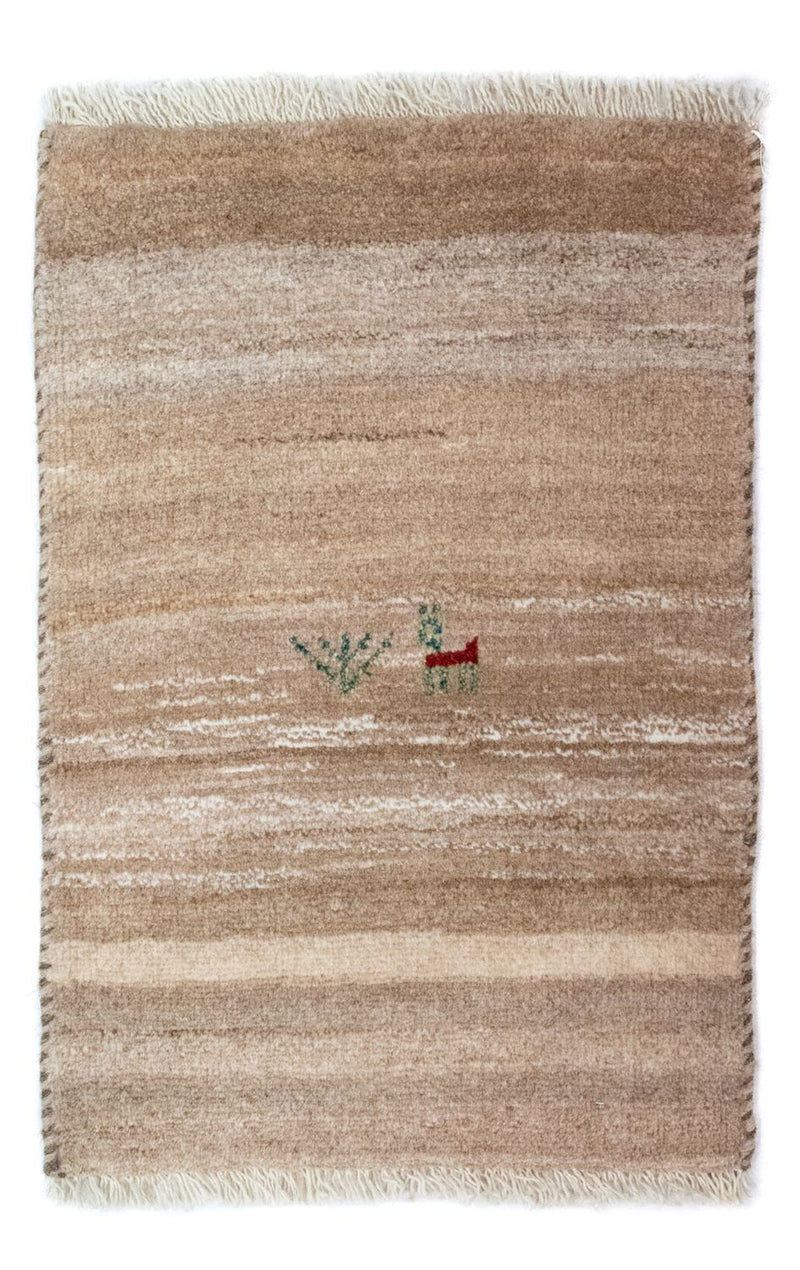 Persisk Gabbeh Teppe 60x40cm - Perserteppich Wollteppich