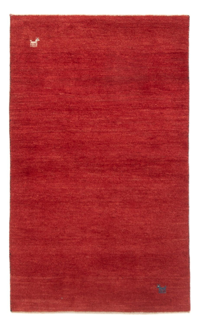 Persisk Gabbeh-teppe 73x139cm - Persisk ullteppe - rød