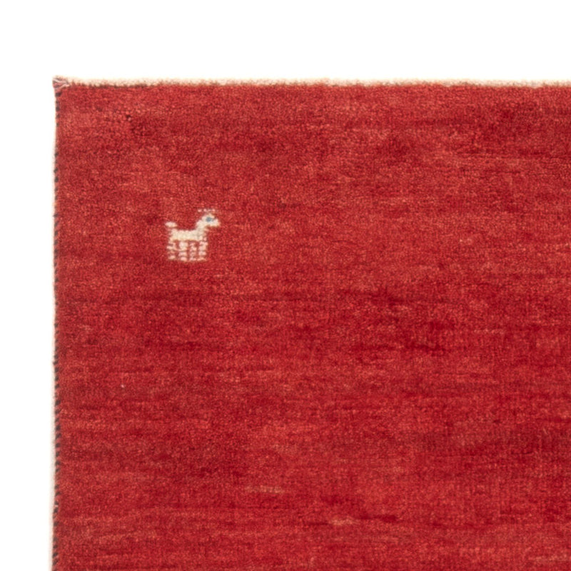 Persisk Gabbeh-teppe 73x139cm - Persisk ullteppe - rød