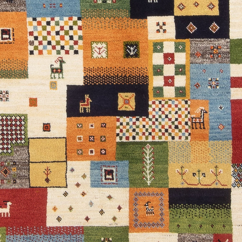 Persisk Gabbeh Teppe 197x149cm - Perserteppich Wollteppich