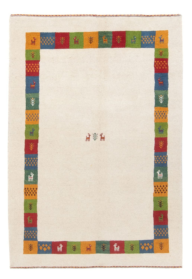 Persisk Gabbeh Teppe 119x182cm - Perserteppich Wollteppich