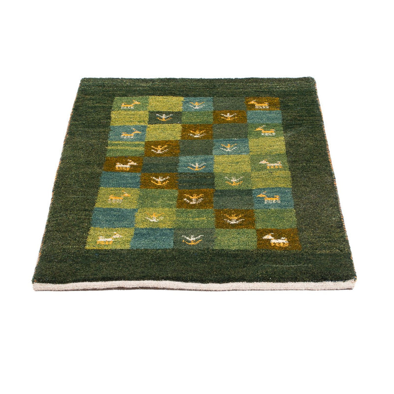 Persisk Gabbeh Teppe 87x61cm - Perserteppich Wollteppich