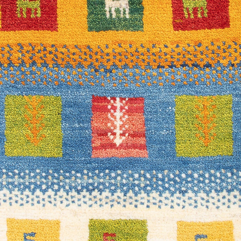 Persisk Gabbeh Teppe 87x61cm - Perserteppich Wollteppich