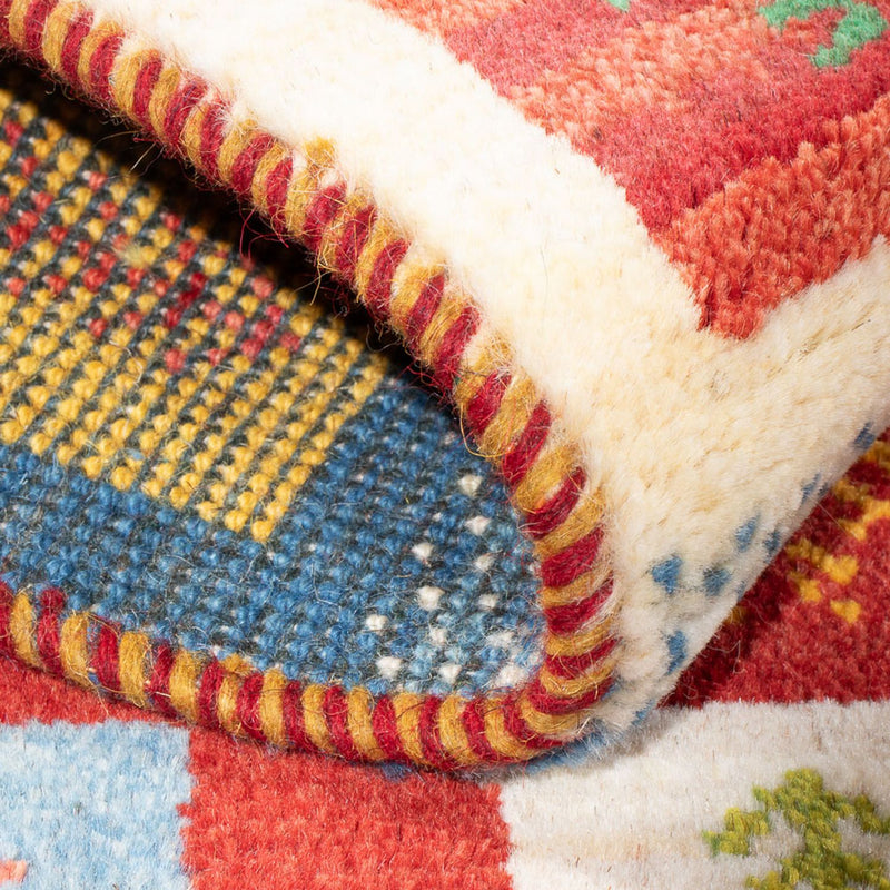 Persisk Gabbeh Teppe 87x61cm - Perserteppich Wollteppich