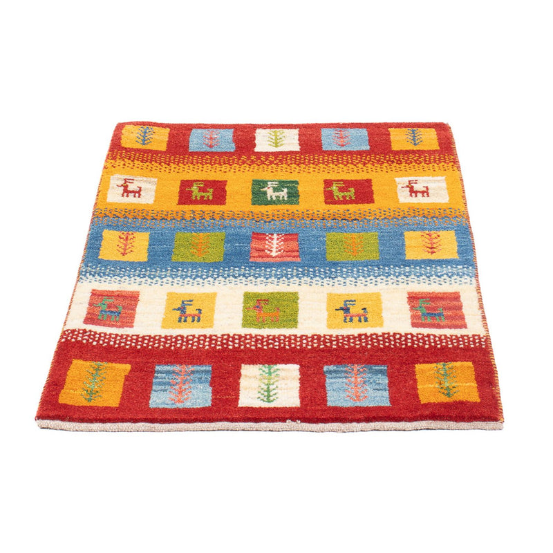 Persisk Gabbeh Teppe 87x61cm - Perserteppich Wollteppich