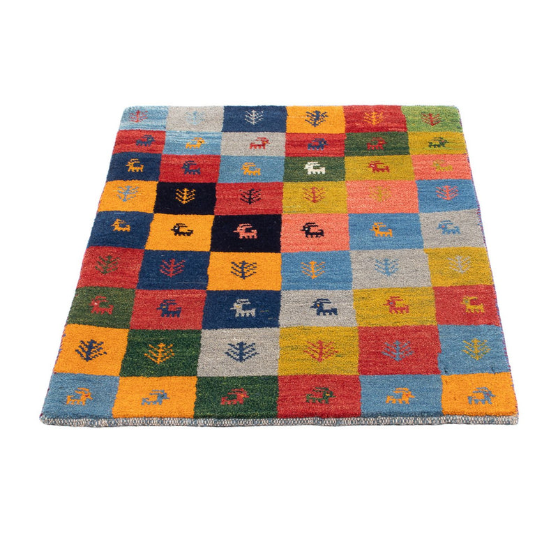 Persisk Gabbeh Teppe 63x90cm - Perserteppich Wollteppich
