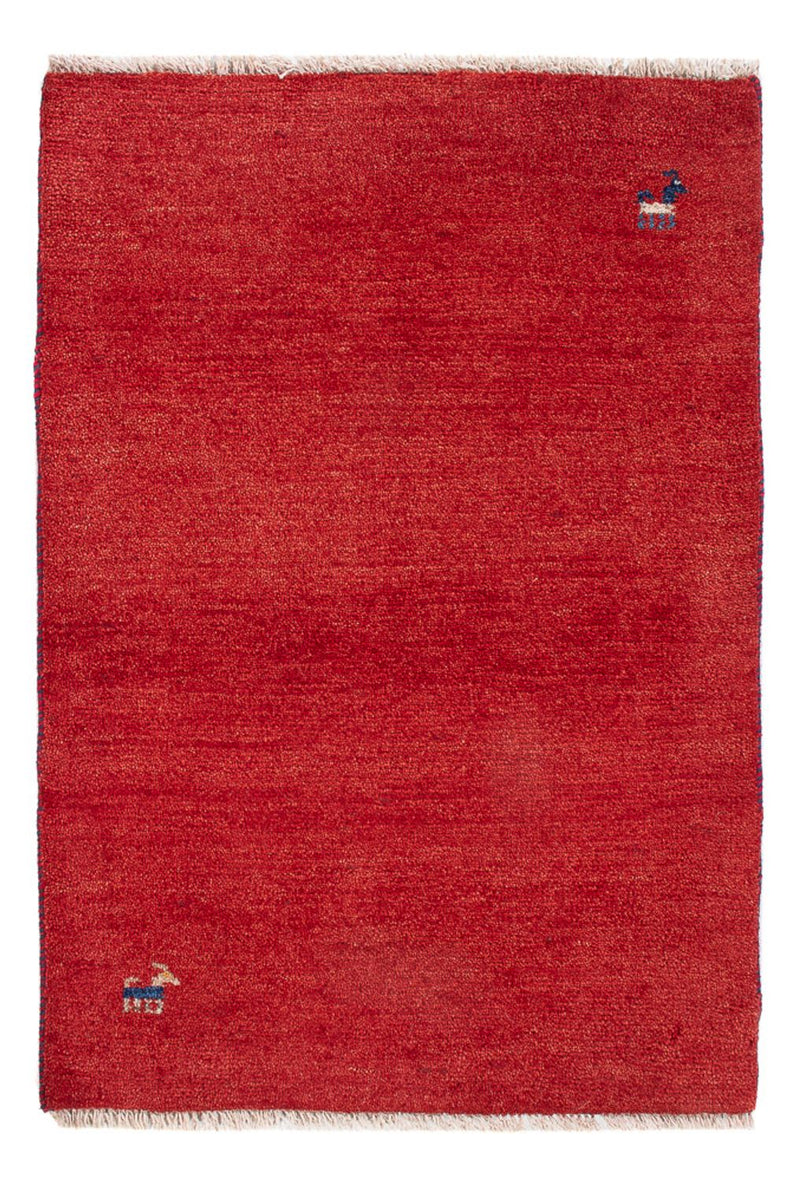Persisk Gabbeh Teppe 87x62cm - Perserteppich Wollteppich