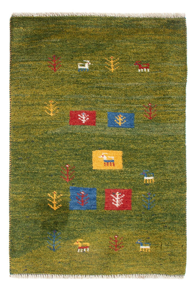 Persisk Gabbeh Teppe 55x85cm - Perserteppich Wollteppich
