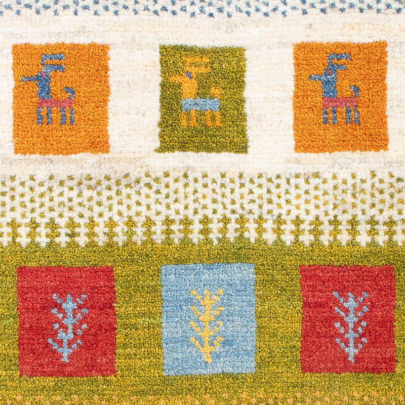 Persisk Gabbeh Teppe 90x60cm - Perserteppich Wollteppich