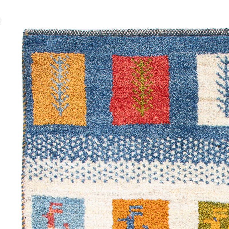 Persisk Gabbeh Teppe 90x60cm - Perserteppich Wollteppich