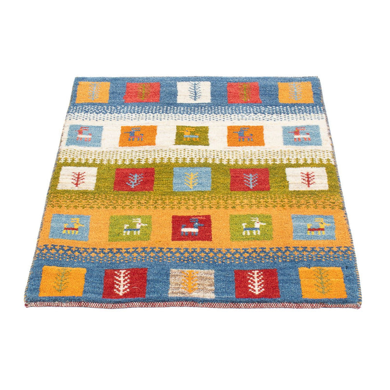 Persisk Gabbeh Teppe 90x60cm - Perserteppich Wollteppich