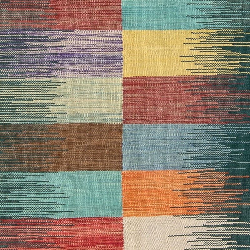 Moderne kilim Teppe 201x143cm - Ullteppe