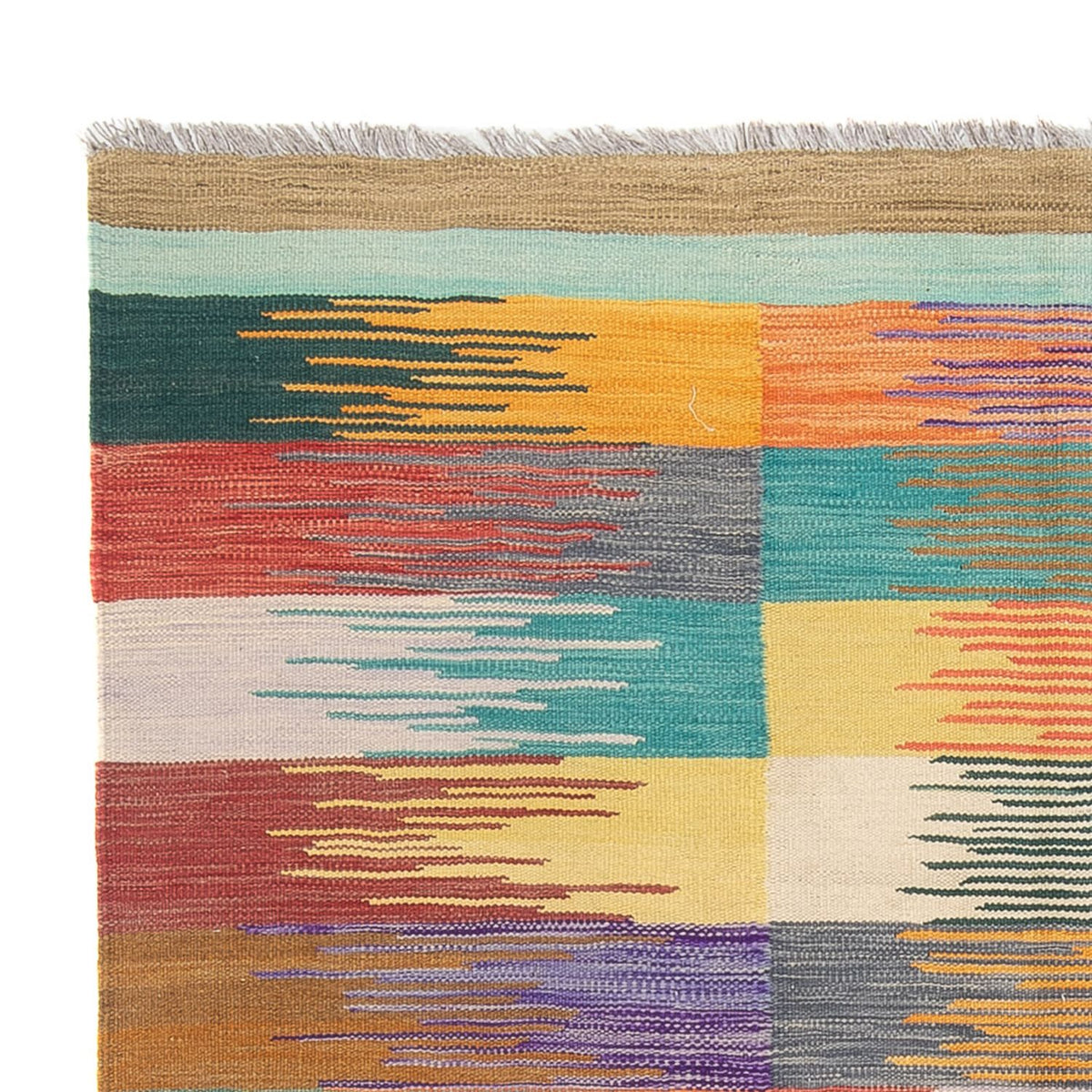 Moderne kilim Teppe 163x240cm - Ullteppe