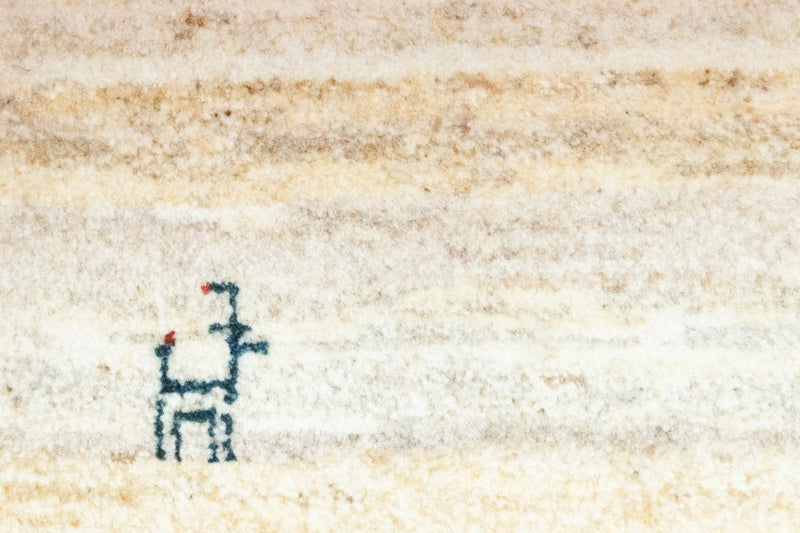Persisk Gabbeh Teppe 60x40cm - Perserteppich Wollteppich