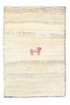 Persisk Gabbeh Teppe 60x40cm - Perserteppich Wollteppich