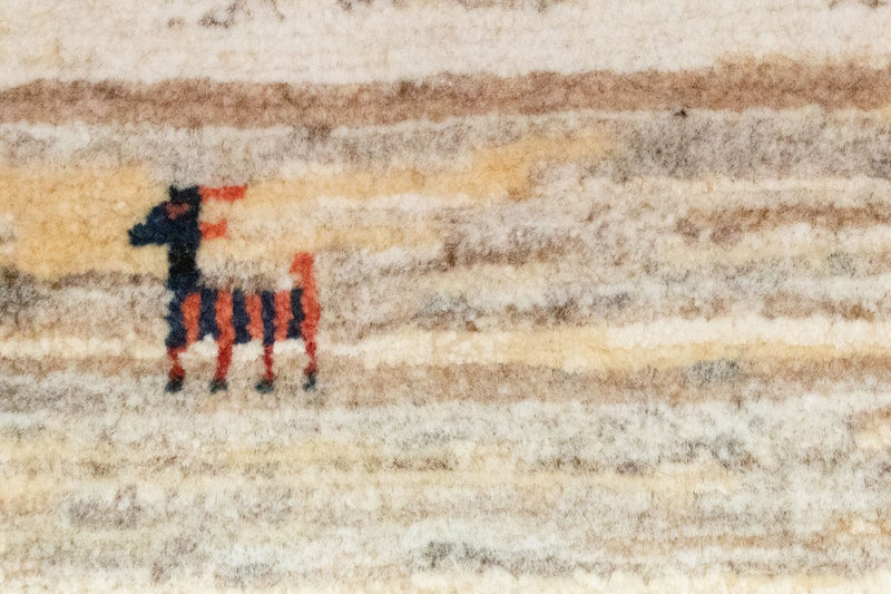 Persisk Gabbeh Teppe 40x60cm - Perserteppich Wollteppich
