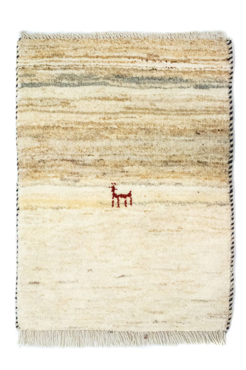 Persisk Gabbeh Teppe 60x40cm - Perserteppich Wollteppich