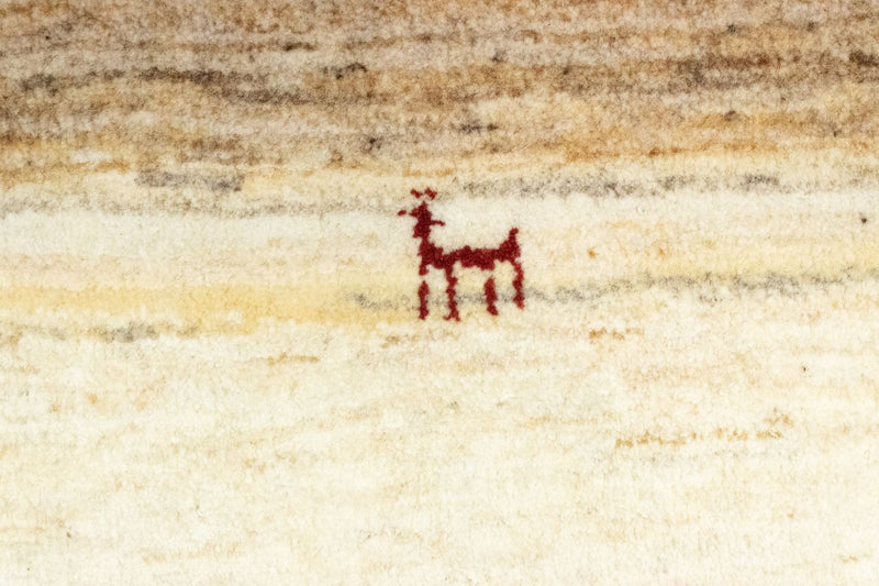 Persisk Gabbeh Teppe 60x40cm - Perserteppich Wollteppich