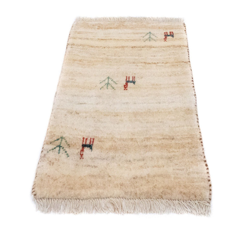 Persisk Gabbeh Teppe 60x40cm - Perserteppich Wollteppich