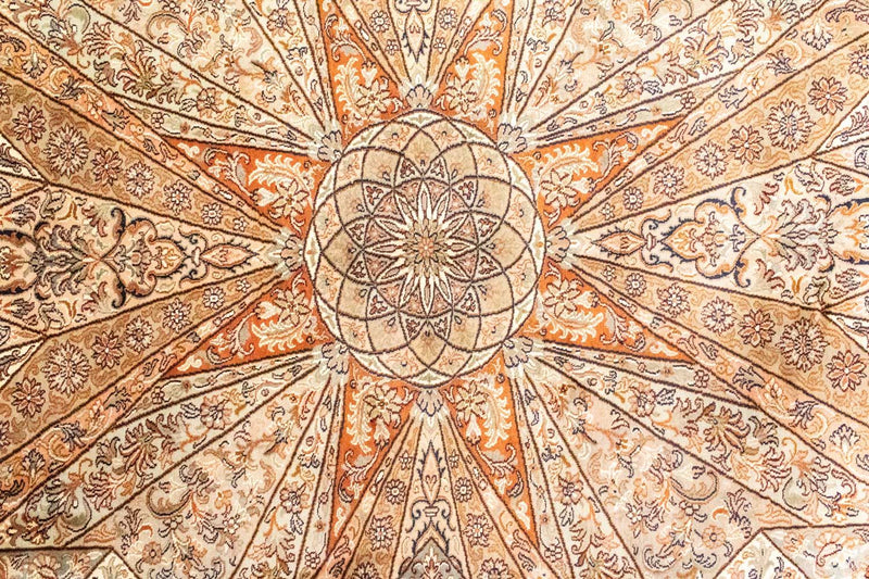 Kashmir silke Teppe 279x185cm - Orientalsk teppe