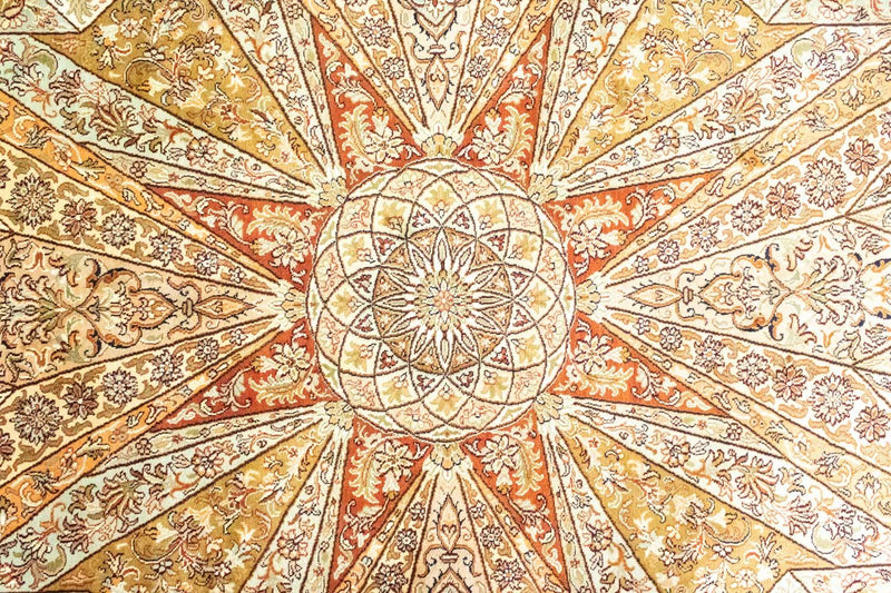 Kashmir silke Teppe 270x185cm - Orientalsk teppe