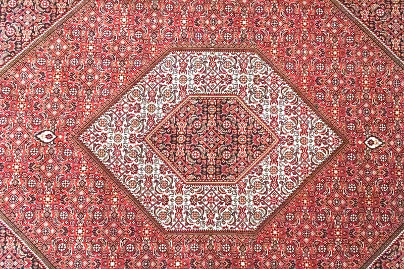 Persisk teppe - Bijar - 286 x 208 cm - rød