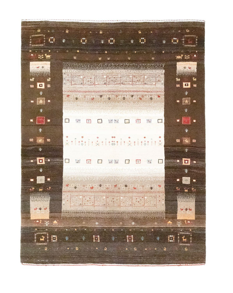 Loribaft Teppe 194x148cm - Perserteppich Wollteppich