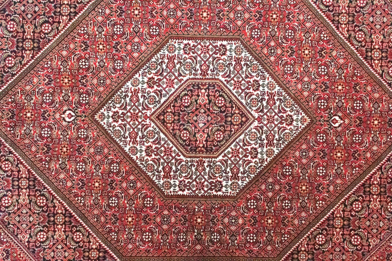 Persisk teppe - Bijar - 200 x 140 cm - rød