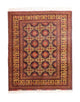 Afghansk teppe - 195 x 153 cm - brun