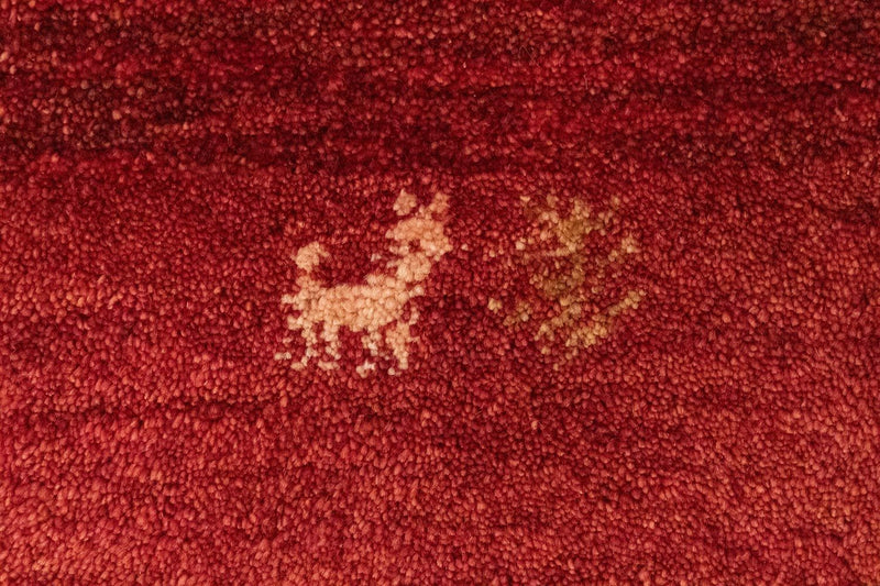 Persisk Gabbeh Teppe 145x100cm - Perserteppich Wollteppich